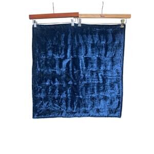 Navy Blue Velvet Pillow Cover *Dimension In Picture*